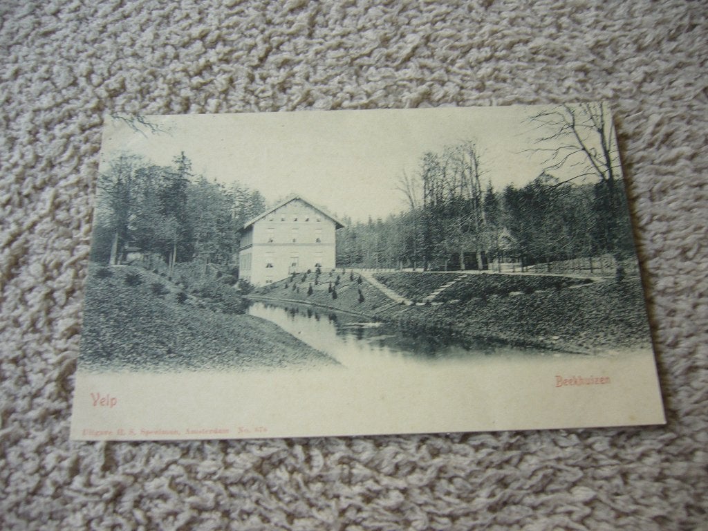 VELP  =  BEEKHUIZEN   BRIEFKAART, Ophalen of Verzenden, Voor 1920, Ongelopen, Gelderland