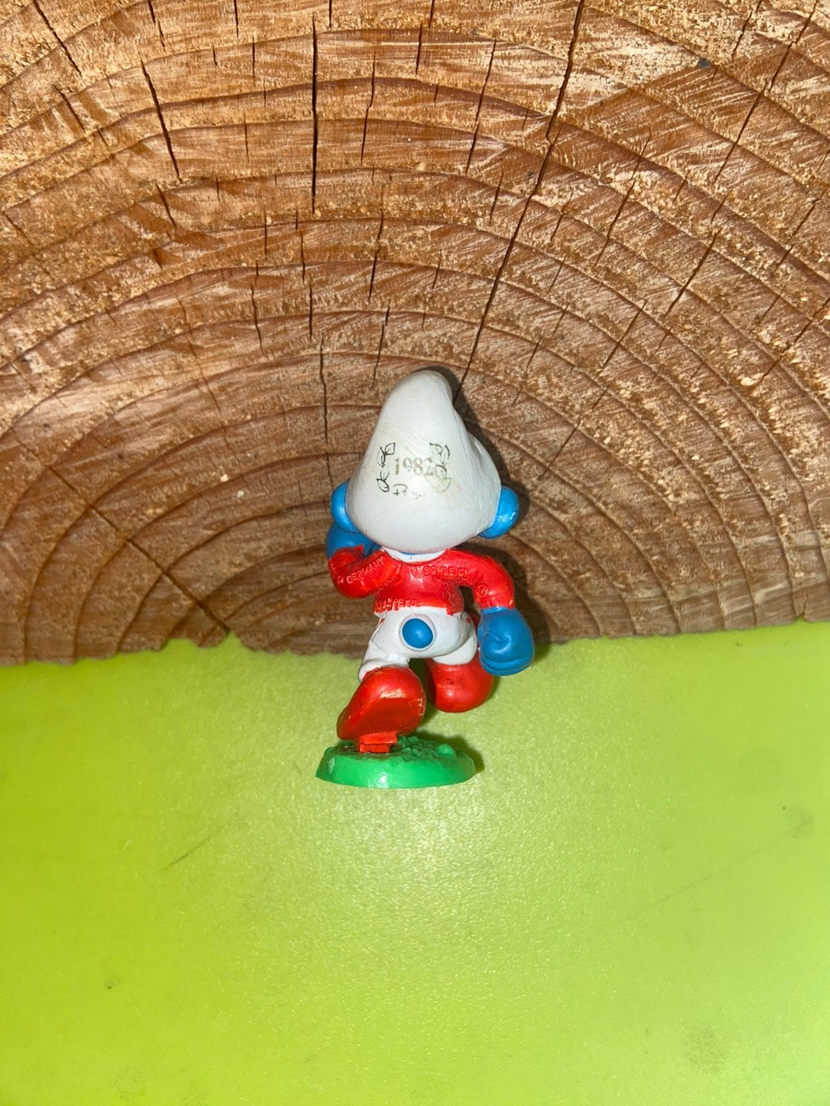 Smurfen jogger smurf 1982, Ophalen of Verzenden, Gebruikt