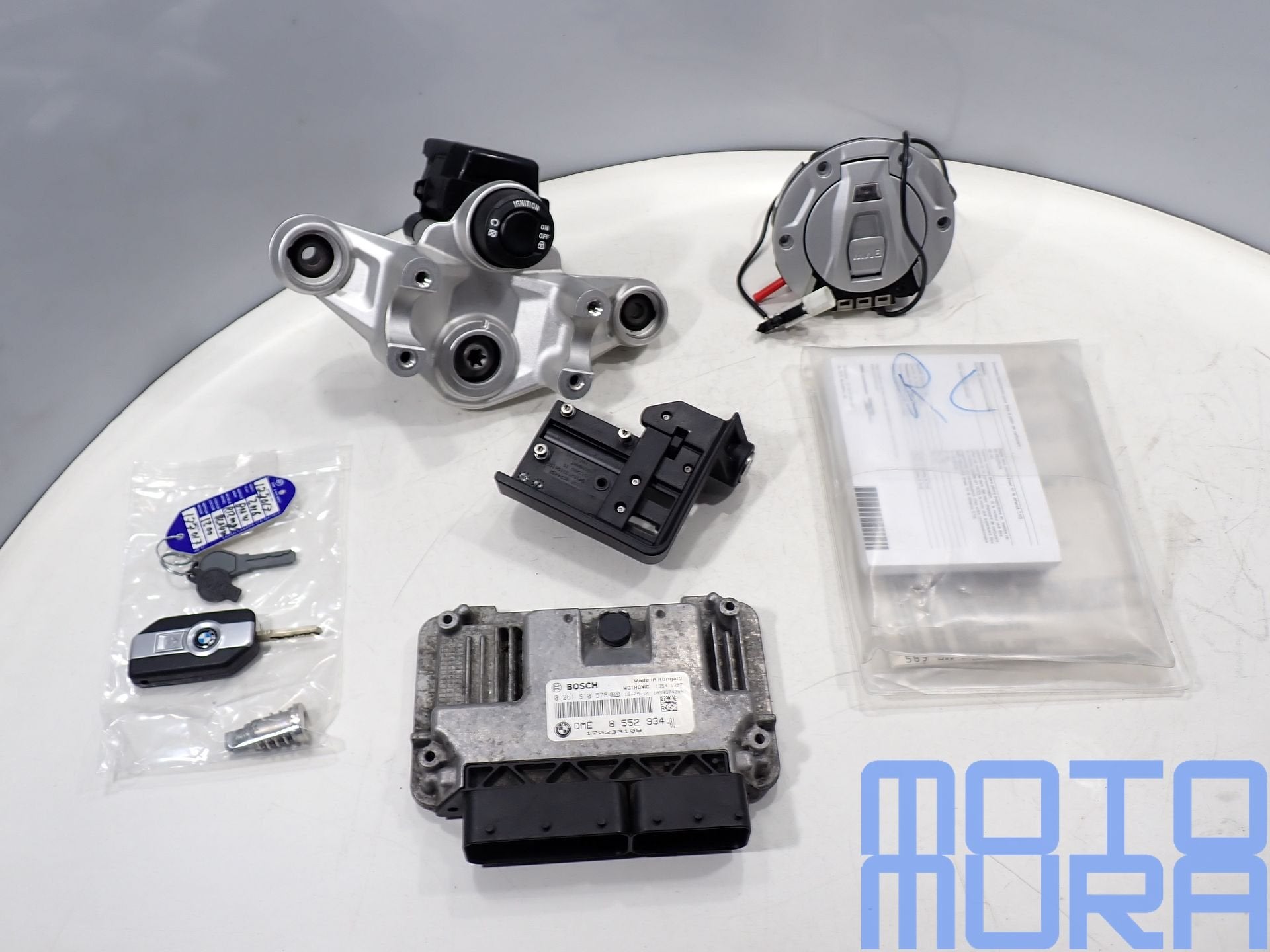 BMW R1200GS slotset ECU sleutel R 1200 GS K50 2013 - 2017 CD, Motoren, Gebruikt, -, -, Ophalen of Verzenden