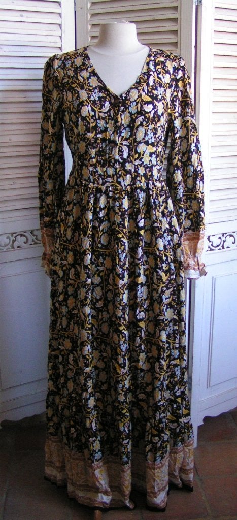maxi jurk maat 36 nr XX 766, Kleding | Dames, Jurken, Verzenden, Zo goed als nieuw, Maat 36 (S), Onder de knie