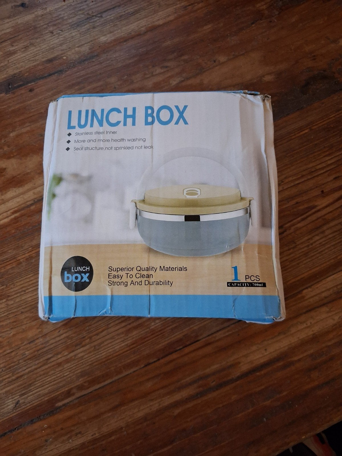 Nieuwe Lunch Box - Roze - 700ml - RVS Binnenkant, Nieuw, Ophalen of Verzenden, Roze, Metaal