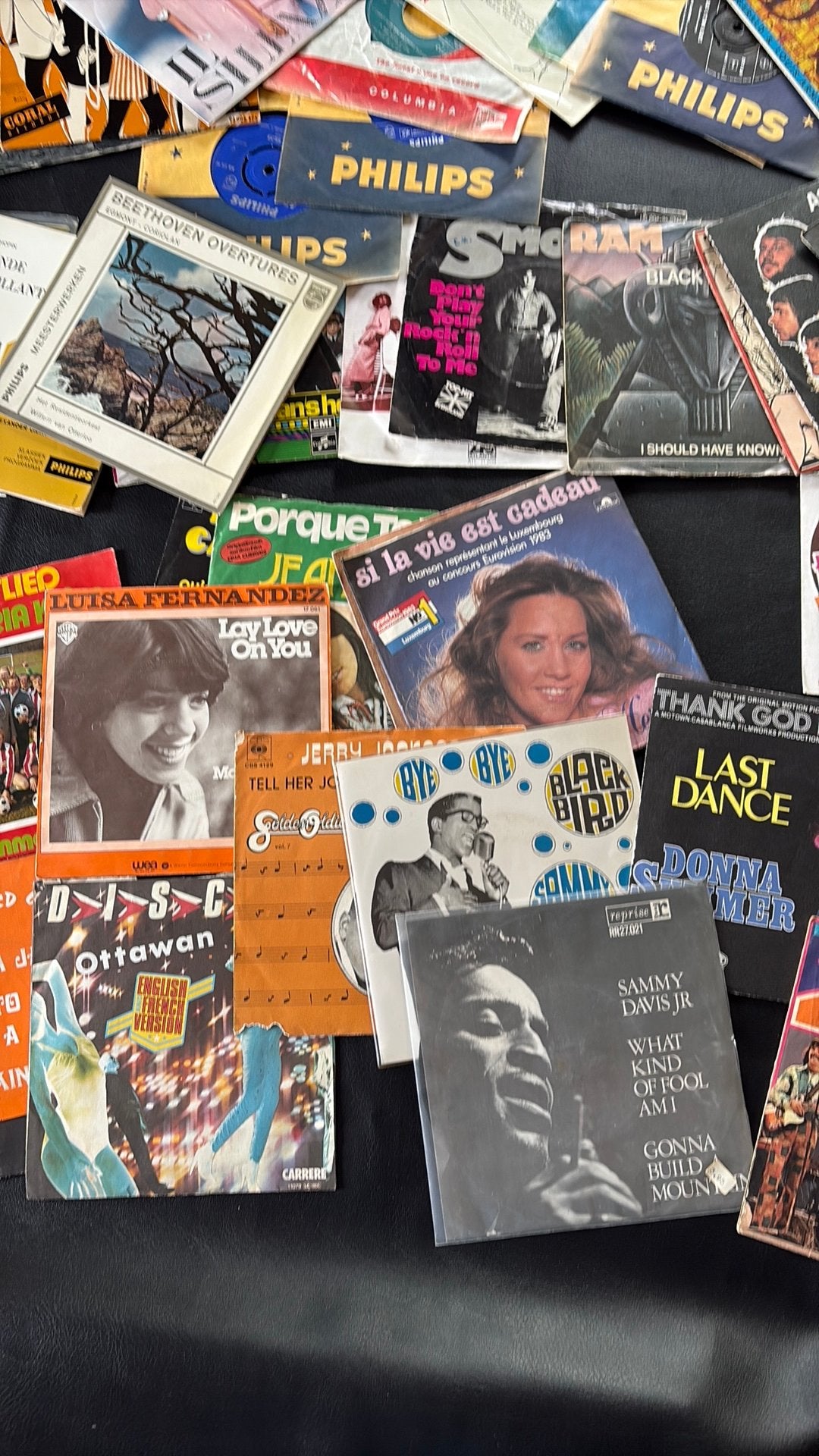 Verzameling singles vinyl, Ophalen of Verzenden, Gebruikt, Overige genres