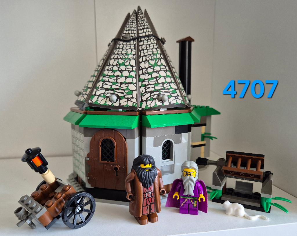 4707 Hagrid's Hut (1st edition), Compleet, Lego, Harry Potter, Ophalen of Verzenden