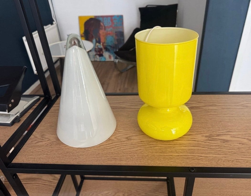 Unieke gele vintage IKEA Lykta tafellamp, Ophalen of Verzenden