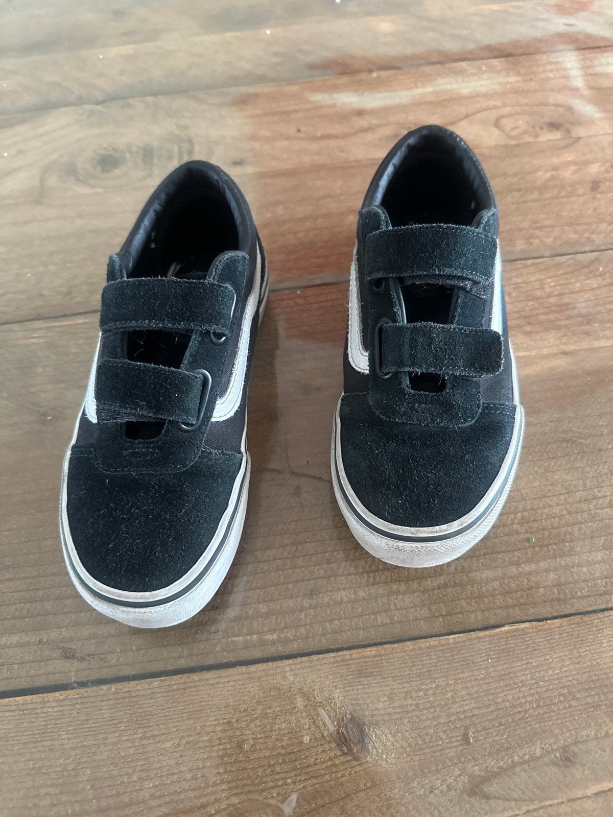 Vans jongens schoenen - Zwart met klittenband, Ophalen of Verzenden, Gebruikt, Jongen, Schoenen