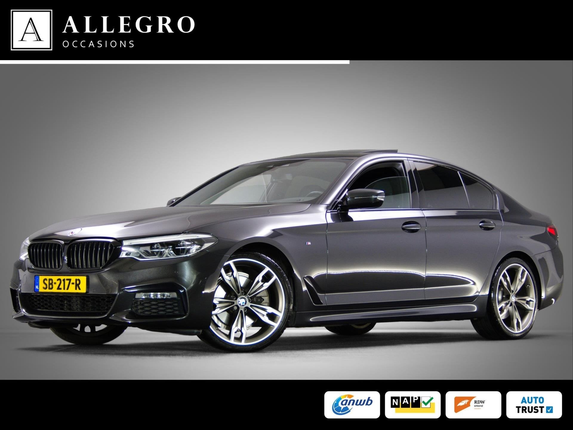 BMW 5 serie 520i High Executive M-Sport (SFEERVERLICHTING, P, Automaat, 1998 cc, Achterwielaandrijving, Gebruikt