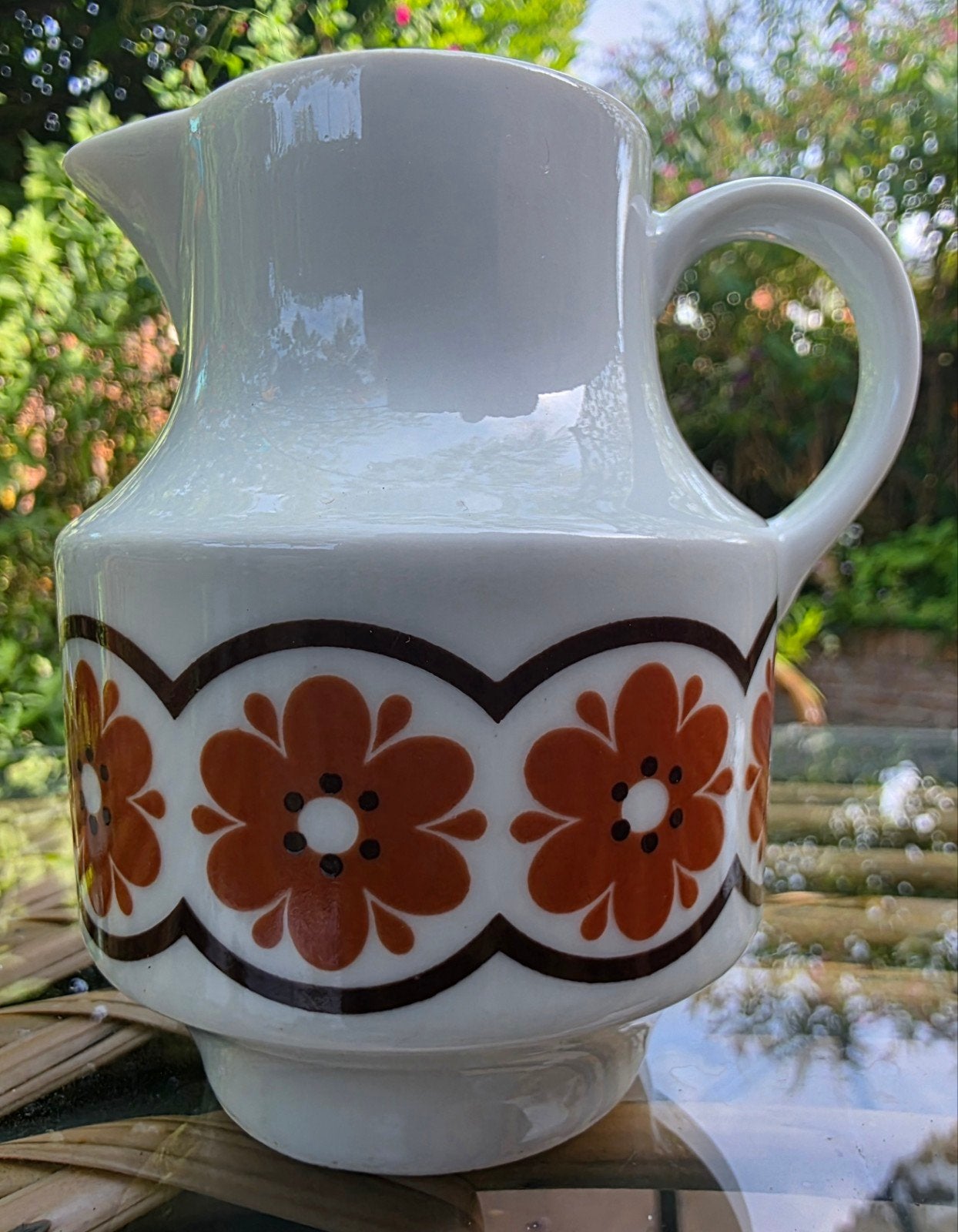 retro vintage melk of sauskannetje puntgaaf!, Kan, Vintage, Ophalen of Verzenden, Zo goed als nieuw