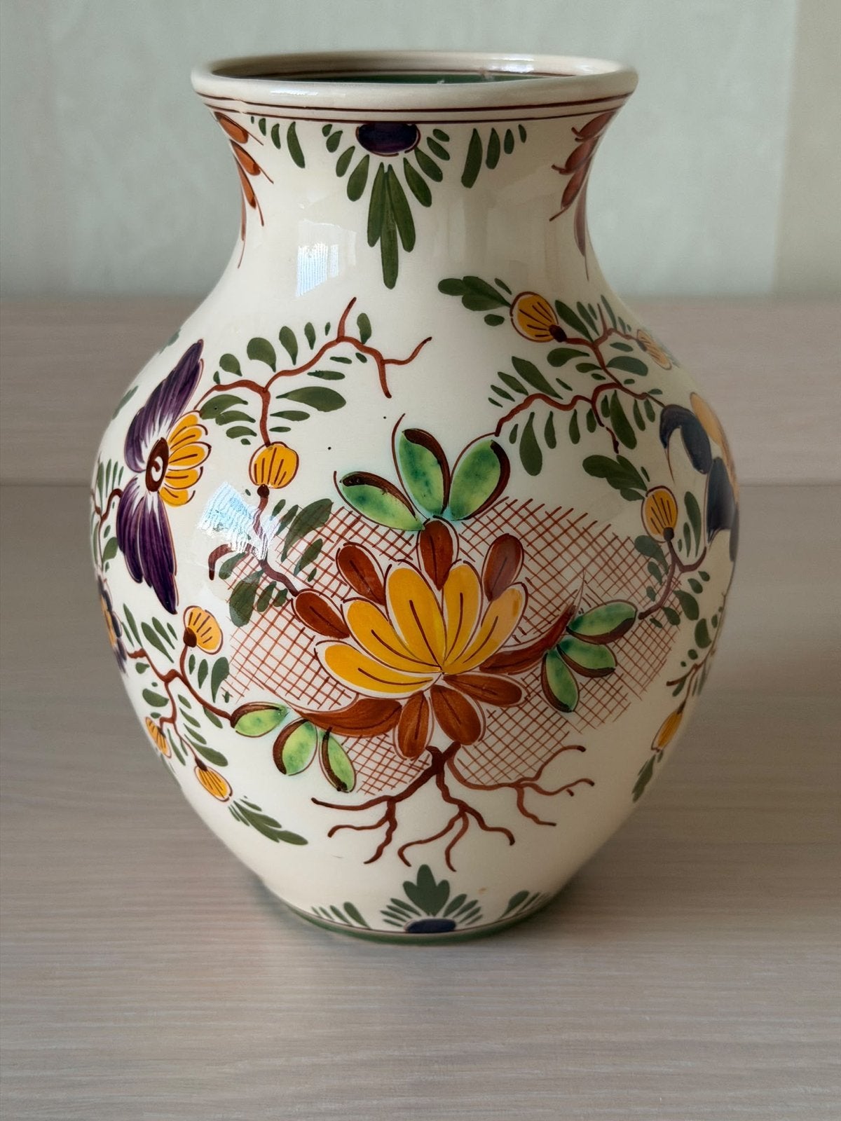 Vintage Delfts Excelsior vaas, jaren '60, 19 cm, Ophalen of Verzenden