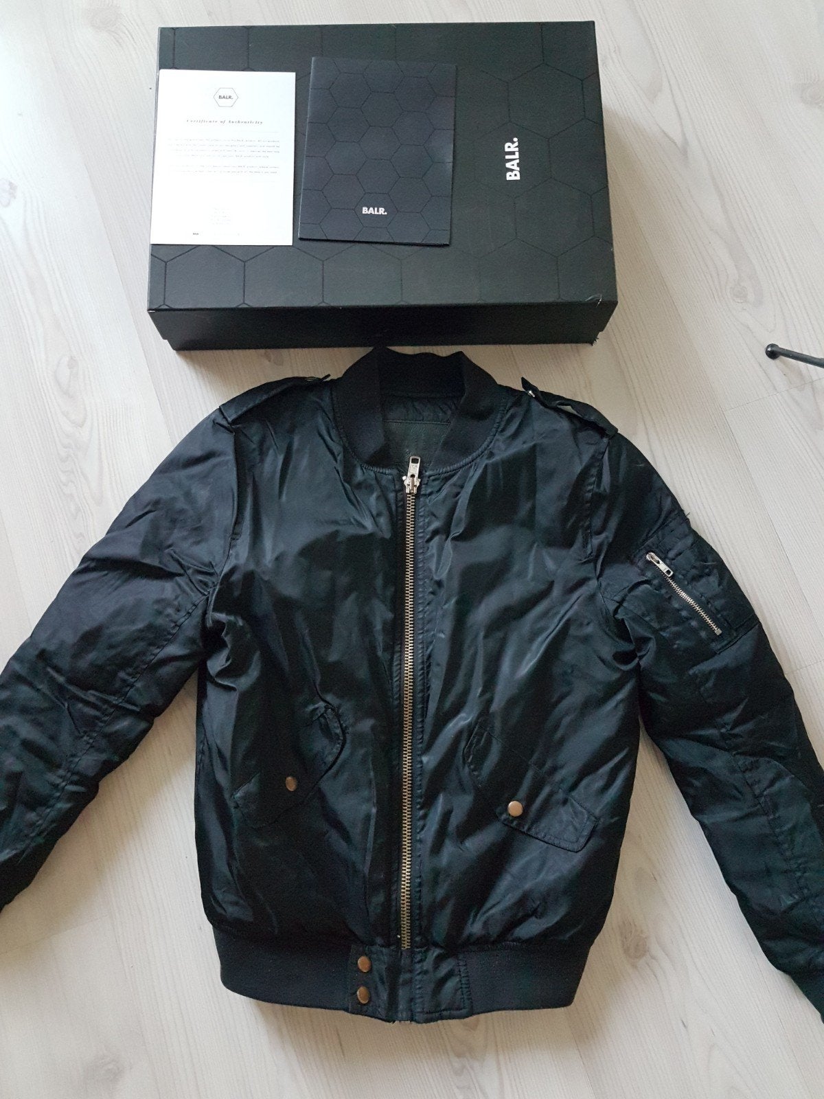 Balr. heren bomberjas in size small, Kleding | Heren, Ophalen of Verzenden, Zo goed als nieuw, Maat 46 (S) of kleiner, Blauw