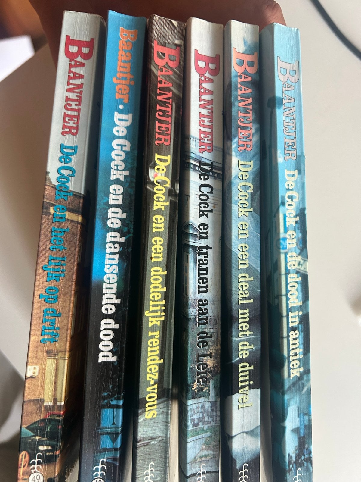 Baantjer boeken - De Cock serie (6 stuks), Ophalen of Verzenden, Gelezen