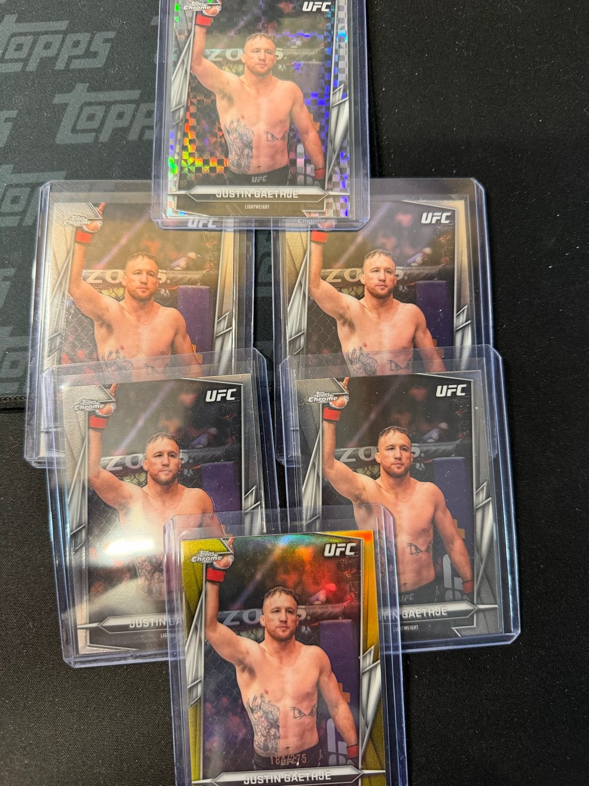 Justin Gaethje UFC, Ophalen of Verzenden, Zo goed als nieuw, Overige sporten, Spelerskaart