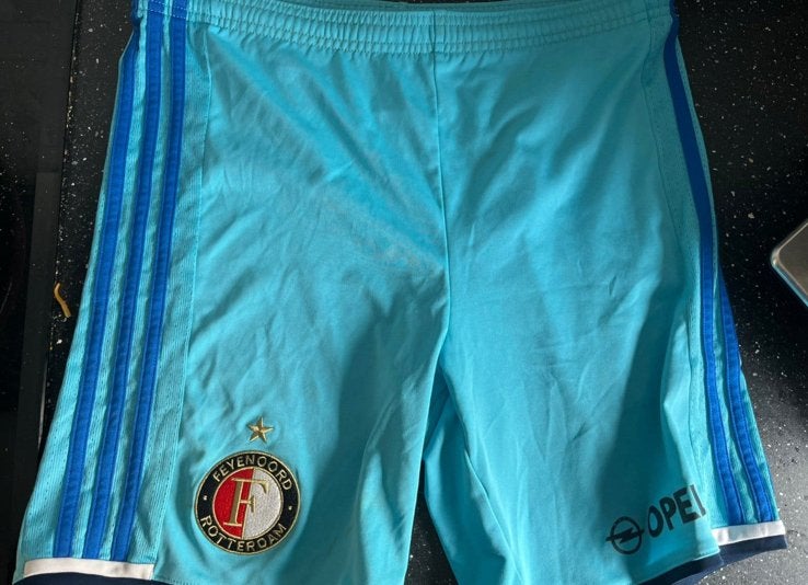 Feyenoord voetbalbroek , origineel, Maat XS of kleiner, Ophalen of Verzenden, Zo goed als nieuw, Shirt