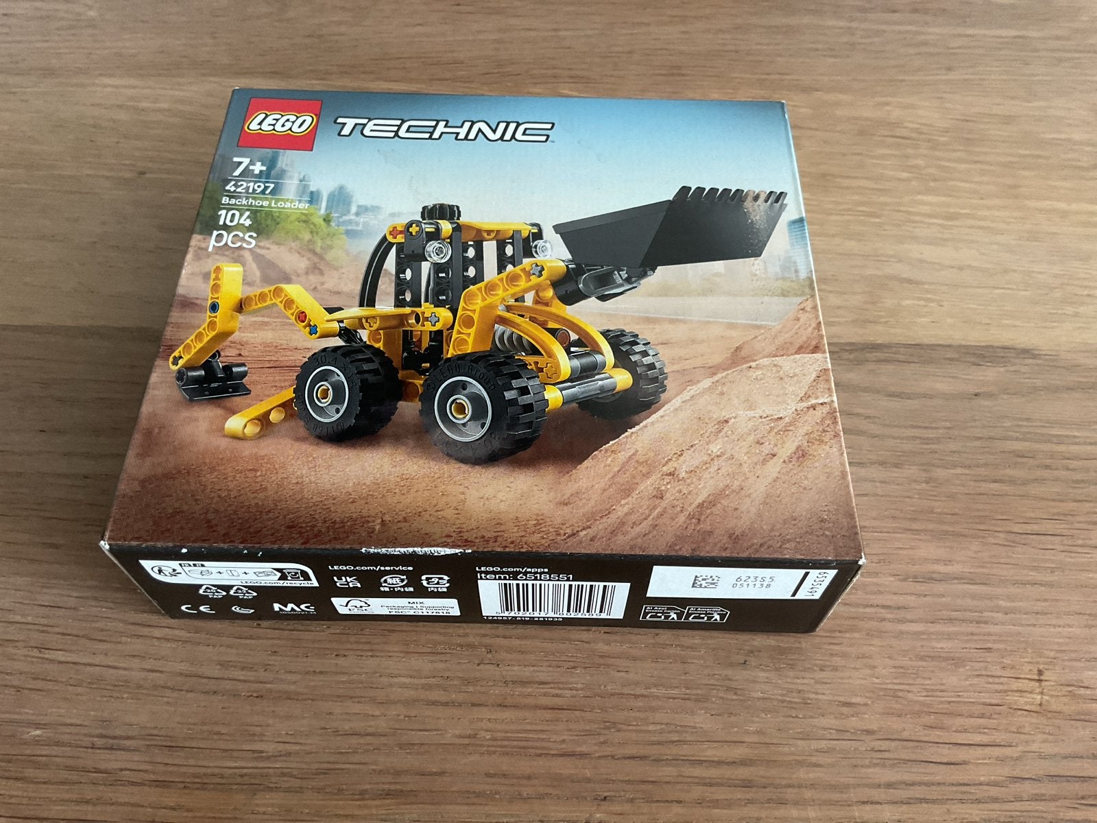 LEGO Technic 42197 Backhoe Loader - Nieuw in doos, Ophalen of Verzenden, Nieuw, Overige merken