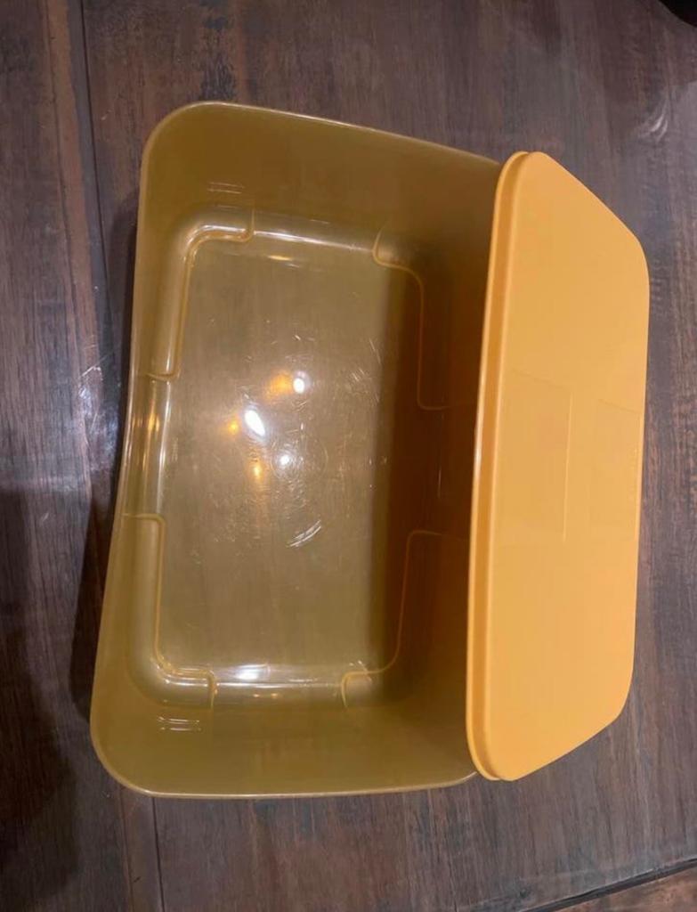 Nieuwe Tupperware trommel 1,5L, Ophalen of Verzenden, Nieuw, Oranje, Bus of Trommel