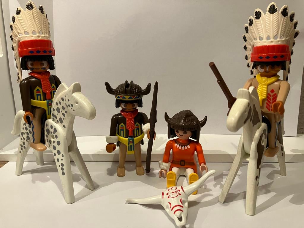 Vintage Playmobil 1974: Indianen, Ophalen of Verzenden, Gebruikt, Los playmobil