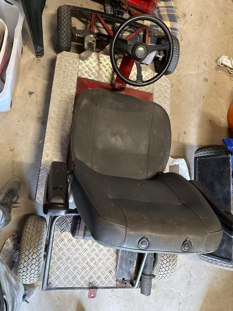 Zelfgebouwde kart met Puch blok, Sport en Fitness, Karting, Ophalen of Verzenden, Gebruikt, Kart
