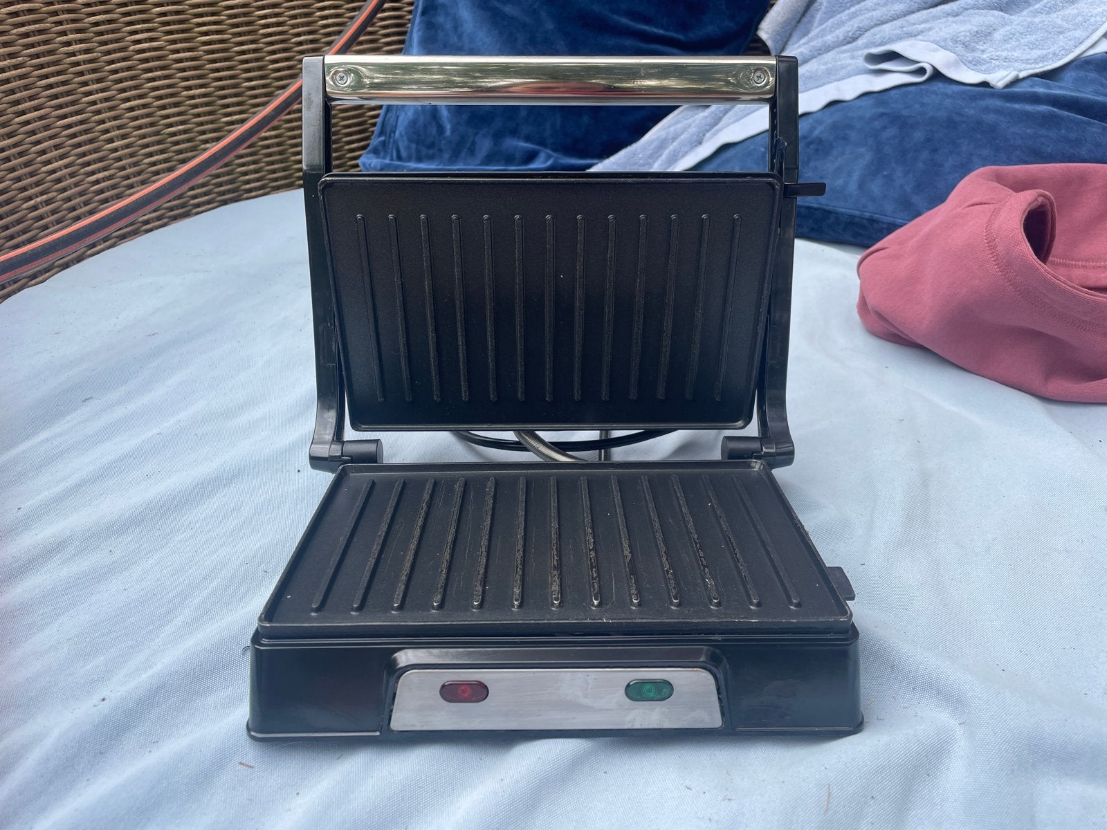 Tristar Grill: Compacte en Handige Contactgrill, Witgoed en Apparatuur, Ophalen of Verzenden, Gebruikt