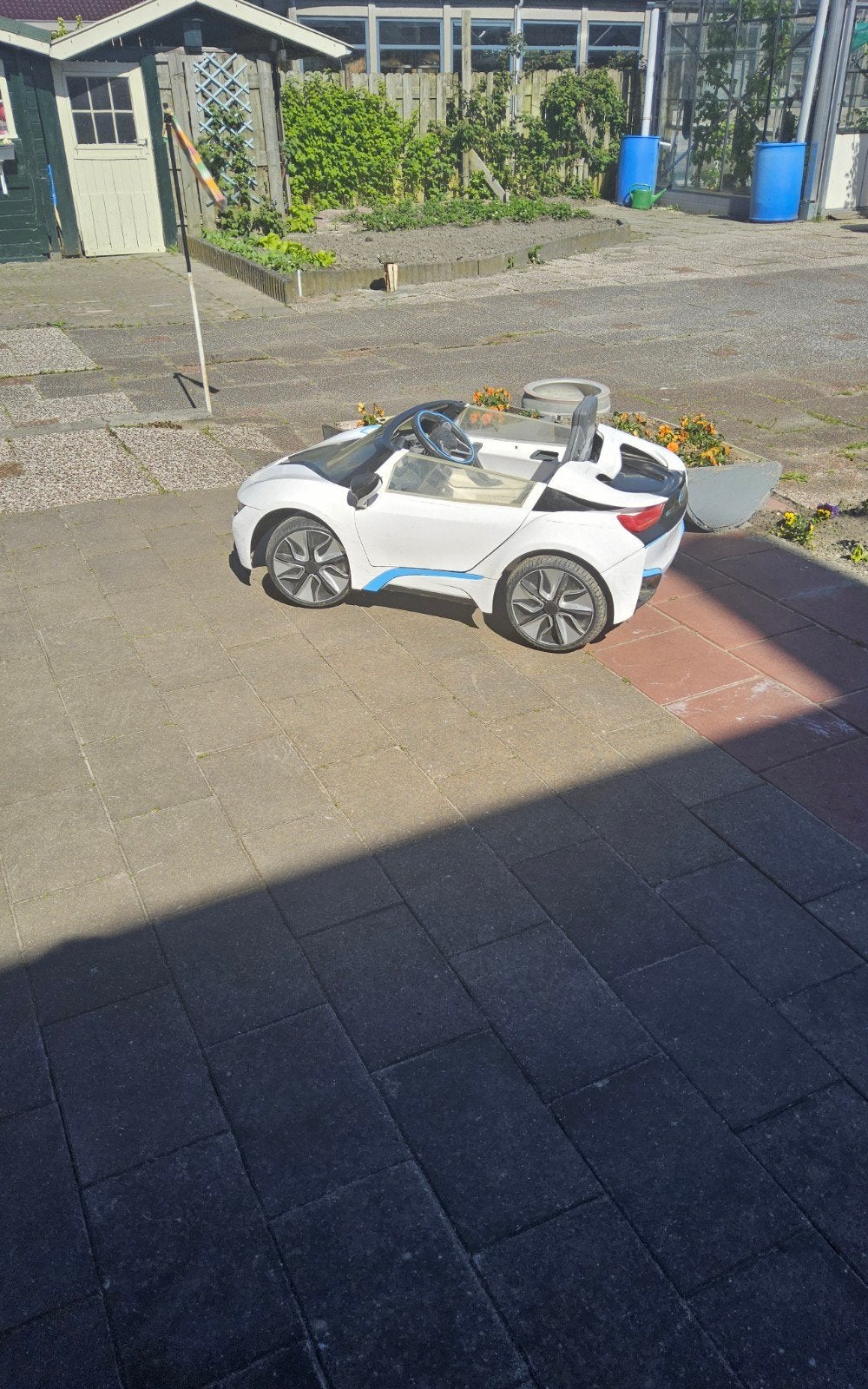 BMW i8 kinderauto elektrisch, Ophalen, Gebruikt, Afstandsbediening