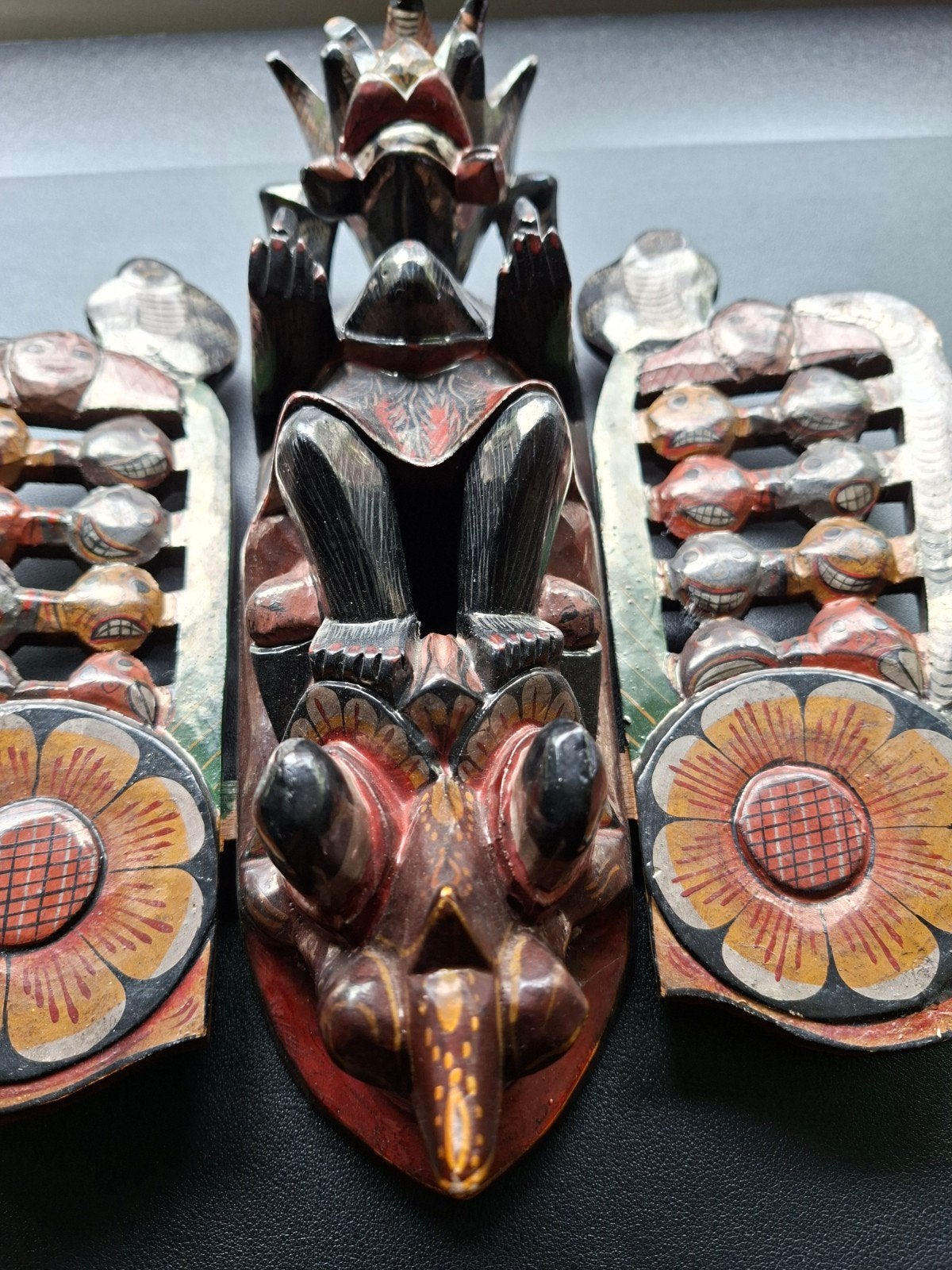 Prachtig Balinees handgesneden masker, Ophalen of Verzenden
