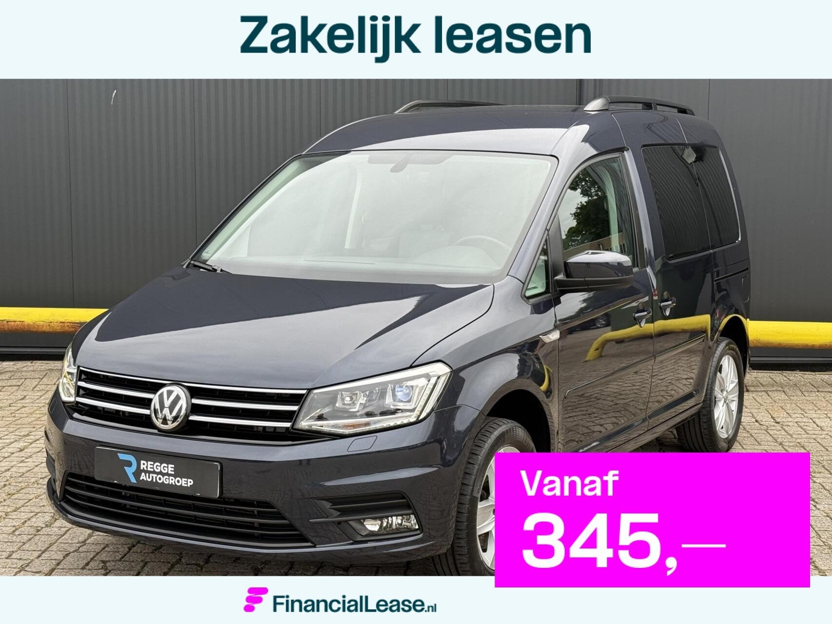 Volkswagen Caddy Combi 1.4 TSI Highline XENON | CAMERA, Voorwielaandrijving, 125 pk, Gebruikt, Blauw