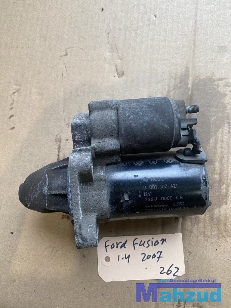 FORD FUSION 1.4 FXJA FXJB FXJC Startmotor 0001107417, Gebruikt, Info@ford.com, Ophalen of Verzenden, Ford