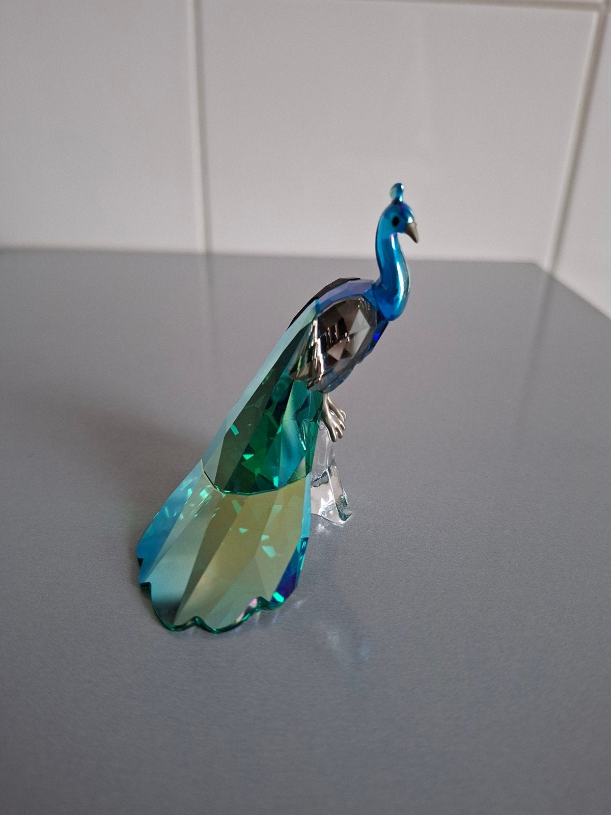 prachtige swarovski pauw, Ophalen of Verzenden, Zo goed als nieuw, Figuurtje