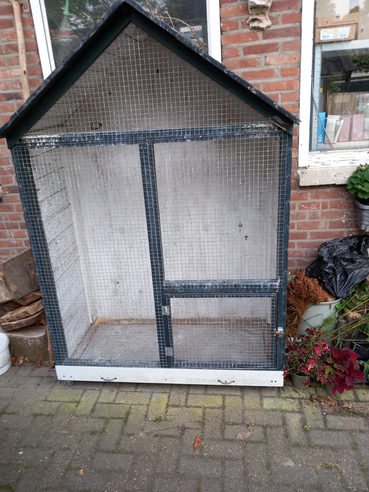 volière op wieltjes, Dieren en Toebehoren, Ophalen, Aluminium, Volière