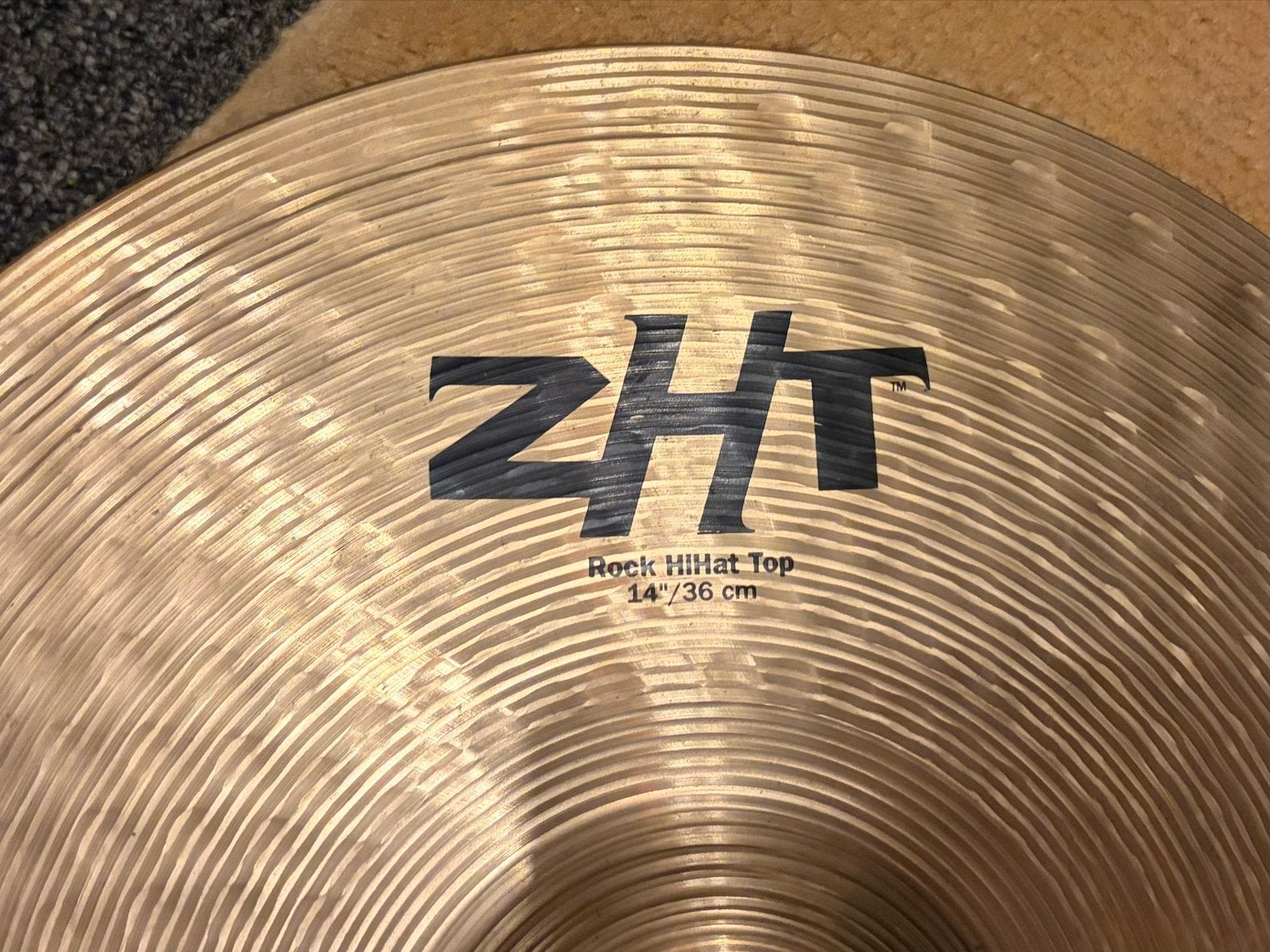 Zildjian ZHT Rock Hi-Hat 14” (2006) - Gebruikt, Gebruikt, Usa, Drums of Percussie, Ophalen of Verzenden