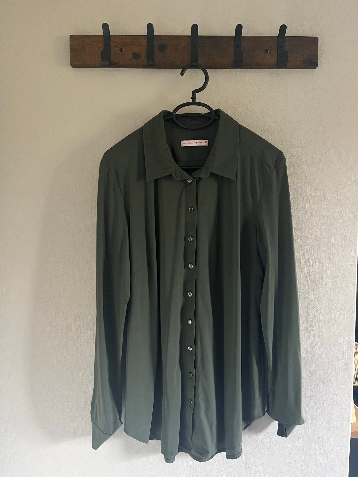 Studio Anneloes Poppy blouse - XL - Travelstof, Ophalen of Verzenden, Zo goed als nieuw, Maat 46/48 (XL) of groter, Groen