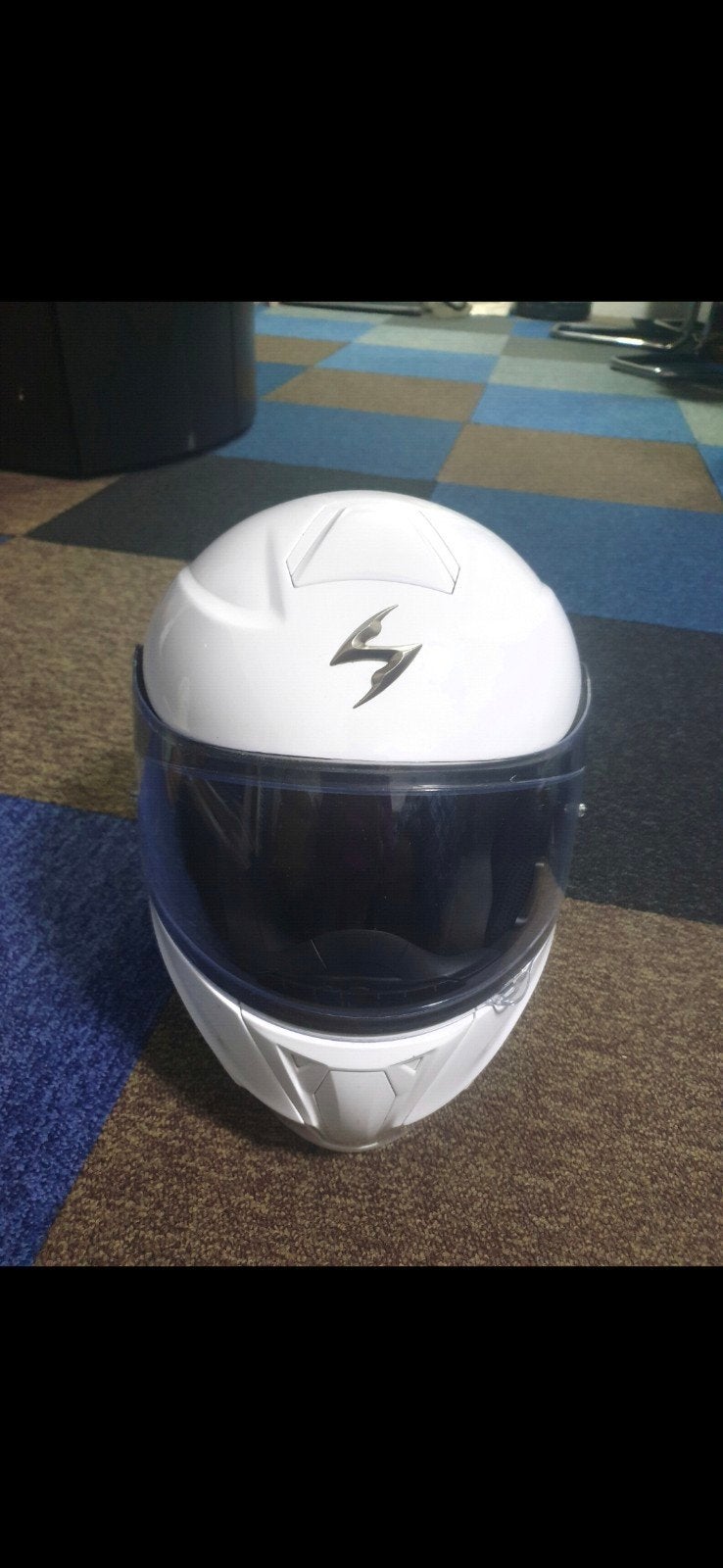Scorpion Integraalhelm - Maat S - Wit, Motoren, Kleding | Motorhelmen, Heren, Integraalhelm, S, Tweedehands