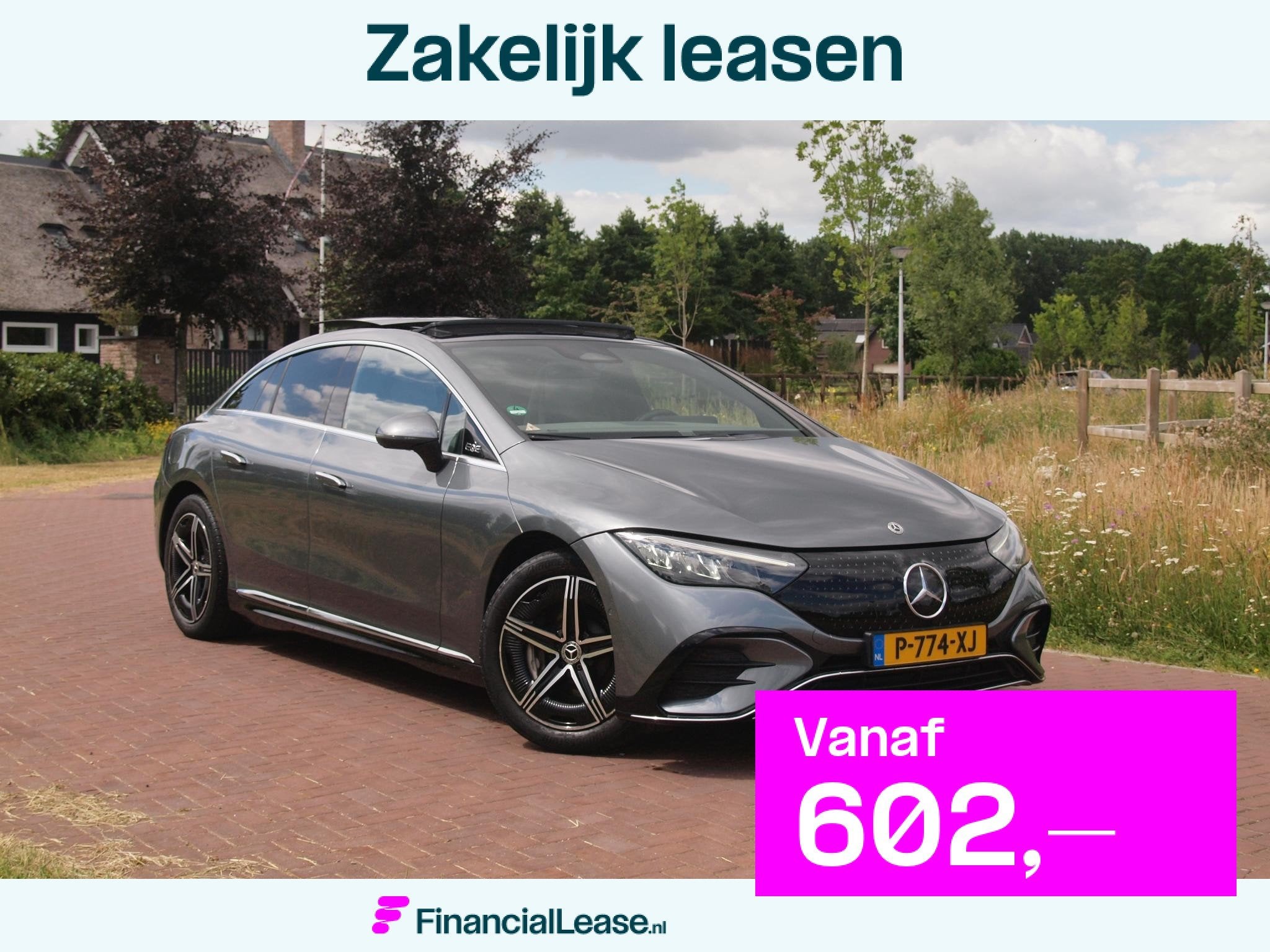 Mercedes-Benz EQE 350+ Launch Edition AMG Line 91 kWh | Pano, Automaat, Achterwielaandrijving, 2255 kg, Leder en Stof