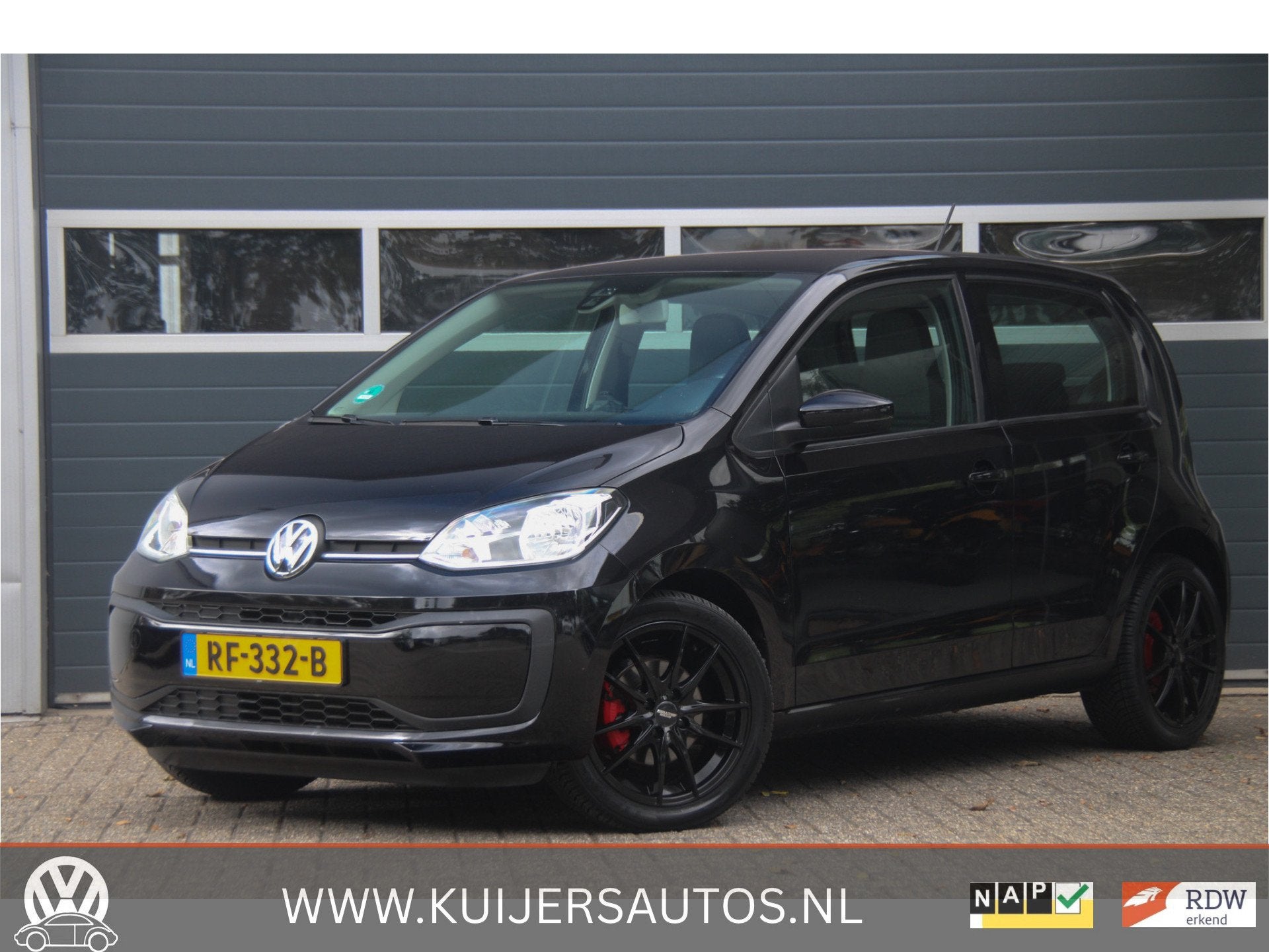 Volkswagen up! 1.0 BMT move up! | Climate | Org NL |, Auto's, Volkswagen, Voorwielaandrijving, Stof, Gebruikt, Zwart
