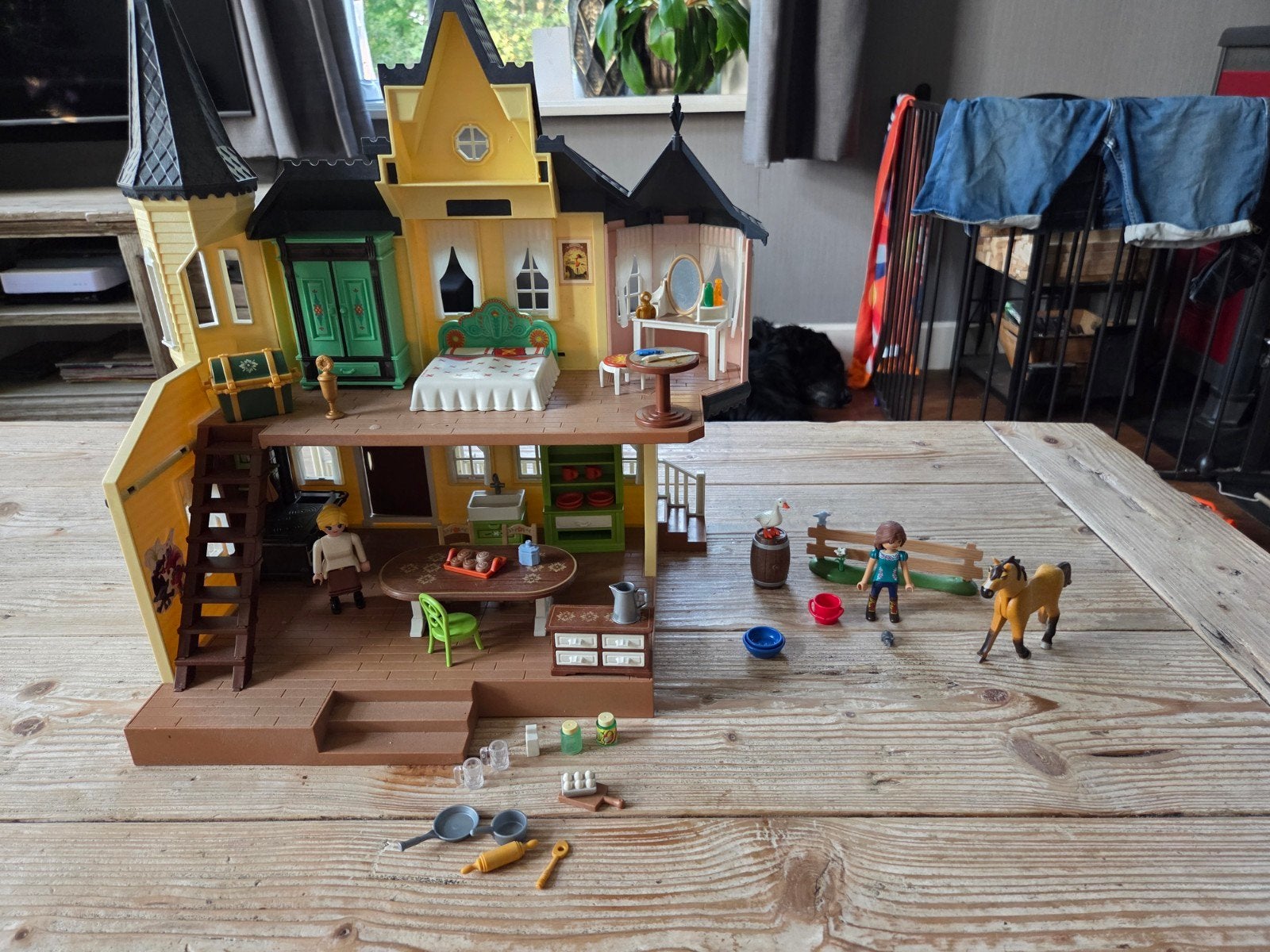 Playmobil Spirit Lucky's huis, Gebouw, Complete set, Ophalen of Verzenden, Zo goed als nieuw