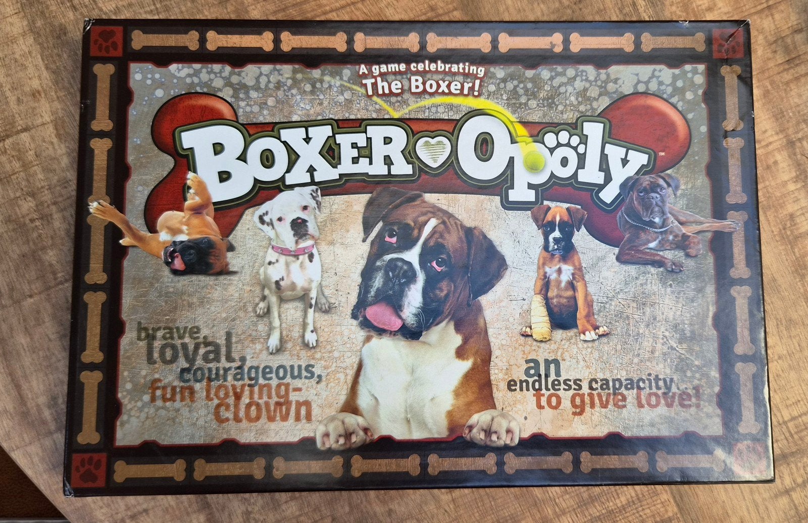Boxer-Opoly Bordspel - Een Monopoly voor Boxerliefhebbers, Drie of vier spelers, Ophalen of Verzenden, Zo goed als nieuw