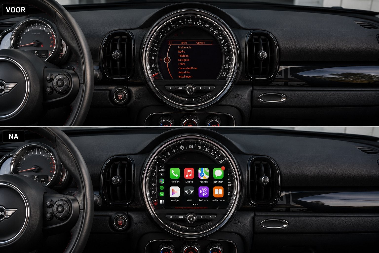MINI Clubman CarPlay & Android Auto Inbouw, Ophalen, Nieuw