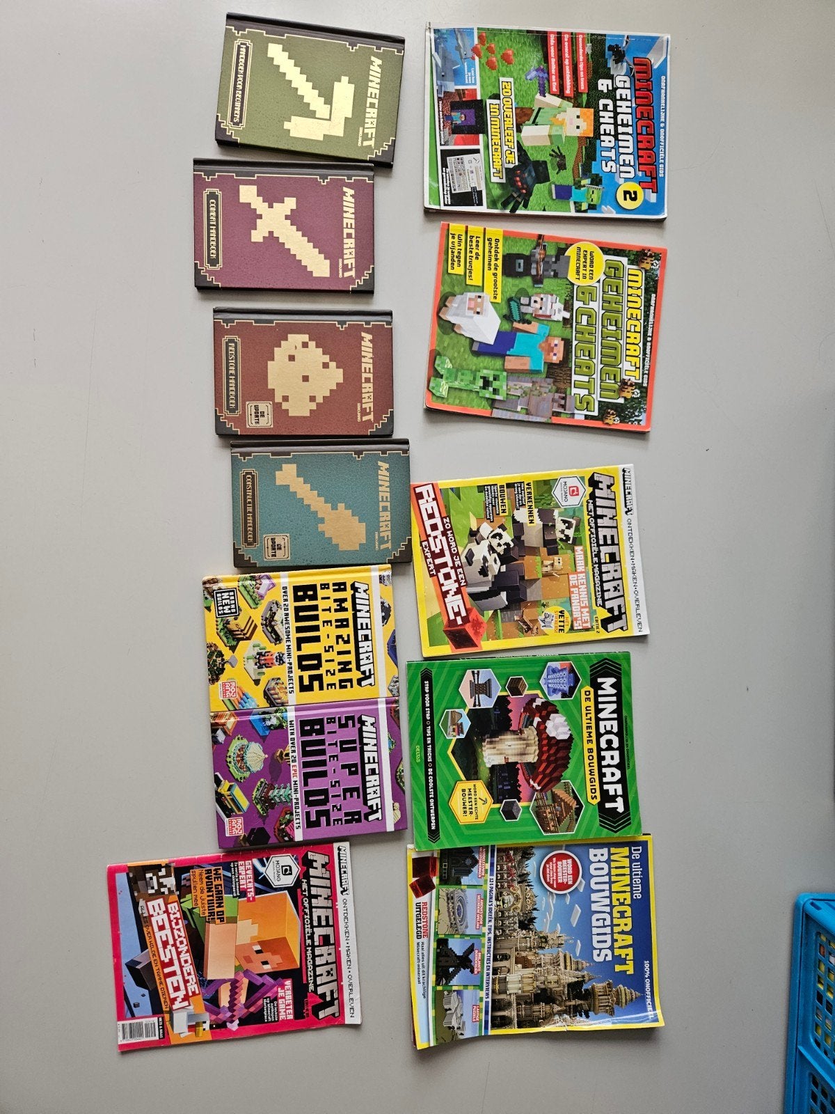 12 Minecraft boeken en tijdschriften - Geheimen, Bouwgidsen, Ophalen, Gelezen, Overige typen