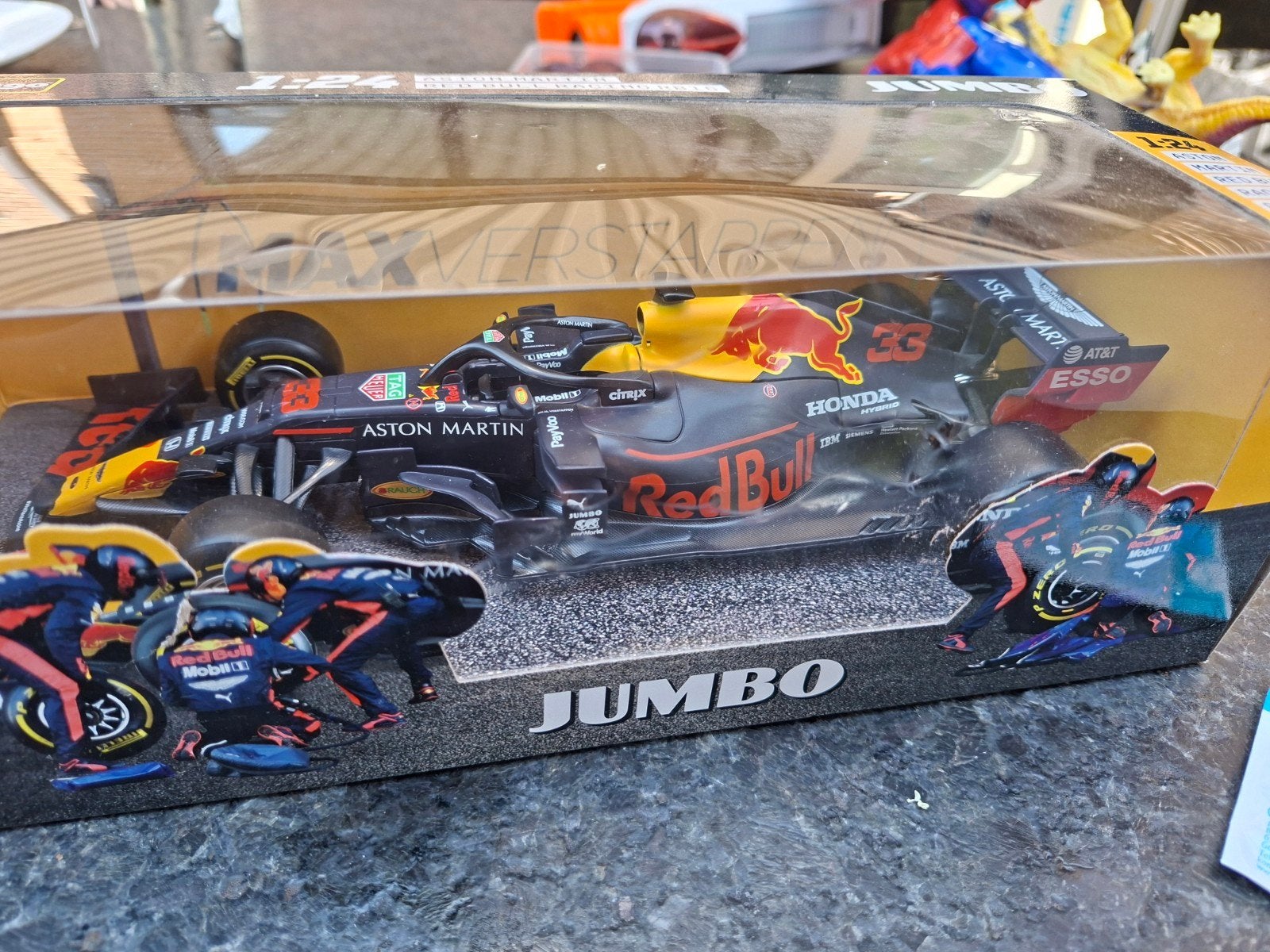 redbull raceauto, Ophalen, Zo goed als nieuw, Bburago