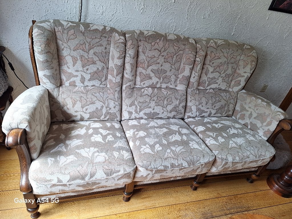 Te koop : 3 zitsbank, Huis en Inrichting, Banken | Bankstellen, Ophalen, Antieke stijl, 150 tot 200 cm, Tweepersoons