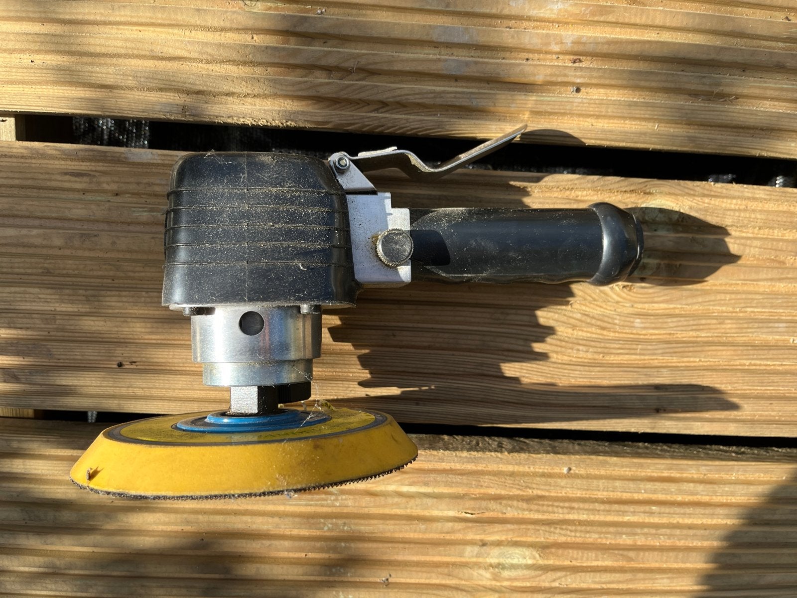 Pneumatische Excentrische Schuurmachine - IR Sander V567, Doe-het-zelf en Verbouw, Ophalen of Verzenden, Gebruikt, Excentrische schuurmachine