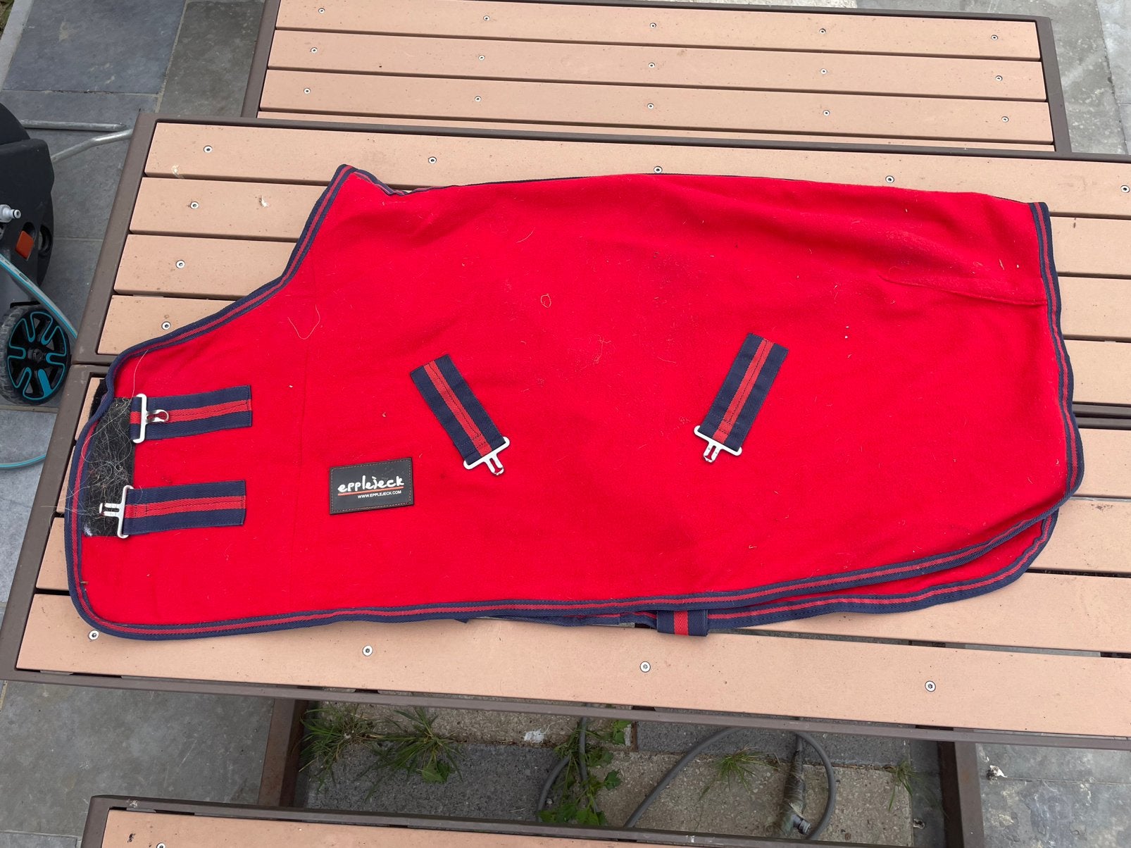 Mini shet fleece denken, Shetlander/Mini, Verzenden, Rood, Nieuw