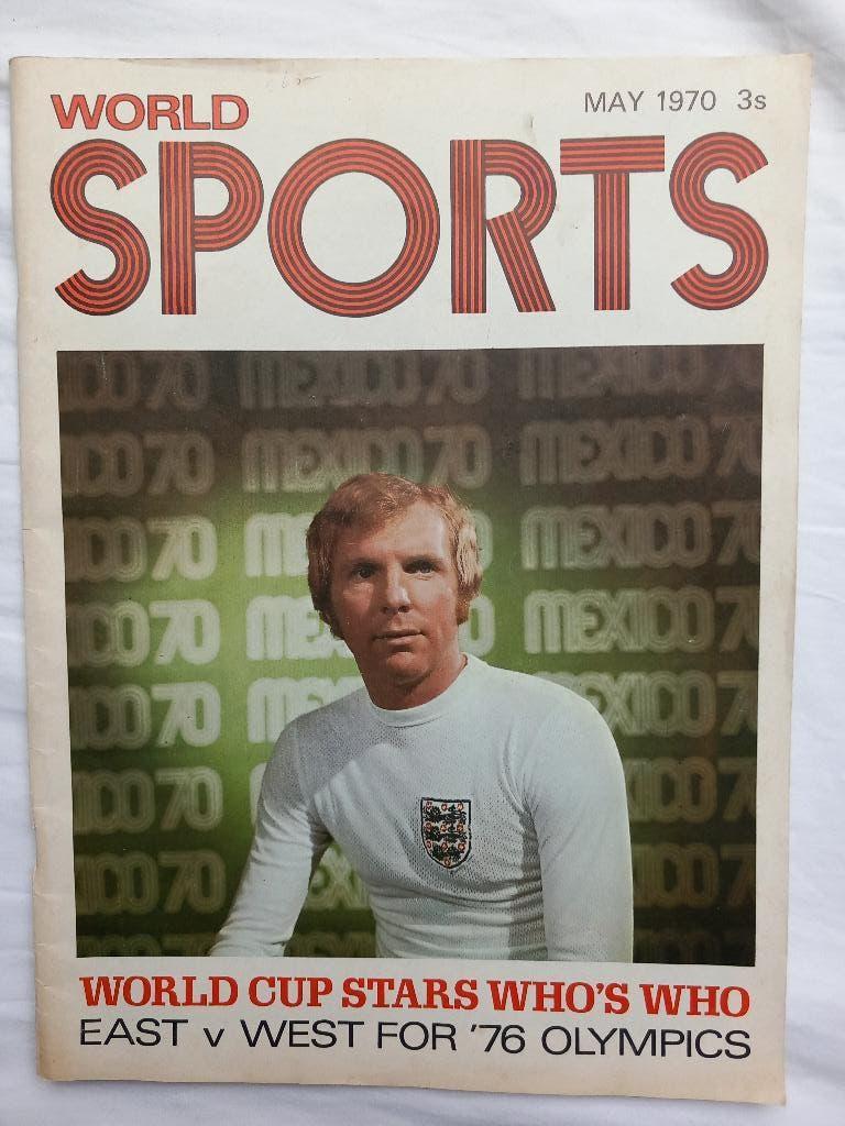 World Sports Magazine 1970 Bobby Moore World Cup Football 74, Ophalen of Verzenden, Gelezen, Balsport
