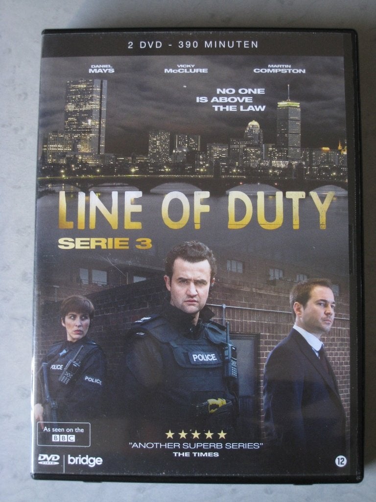 DVD box Line of duty seizoen 3, Vanaf 12 jaar, Ophalen of Verzenden, Zo goed als nieuw, Maffia en Misdaad