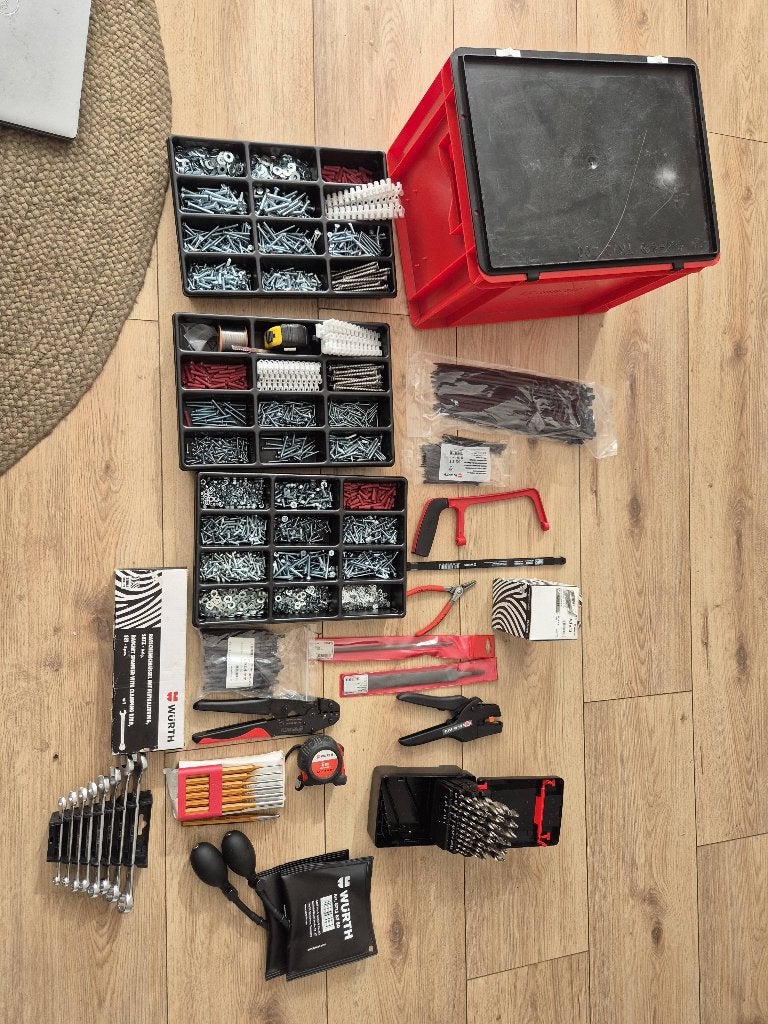 Assortiment wurth gereedschap en materialen, Ophalen of Verzenden, Nieuw, Overige typen, Overige merken