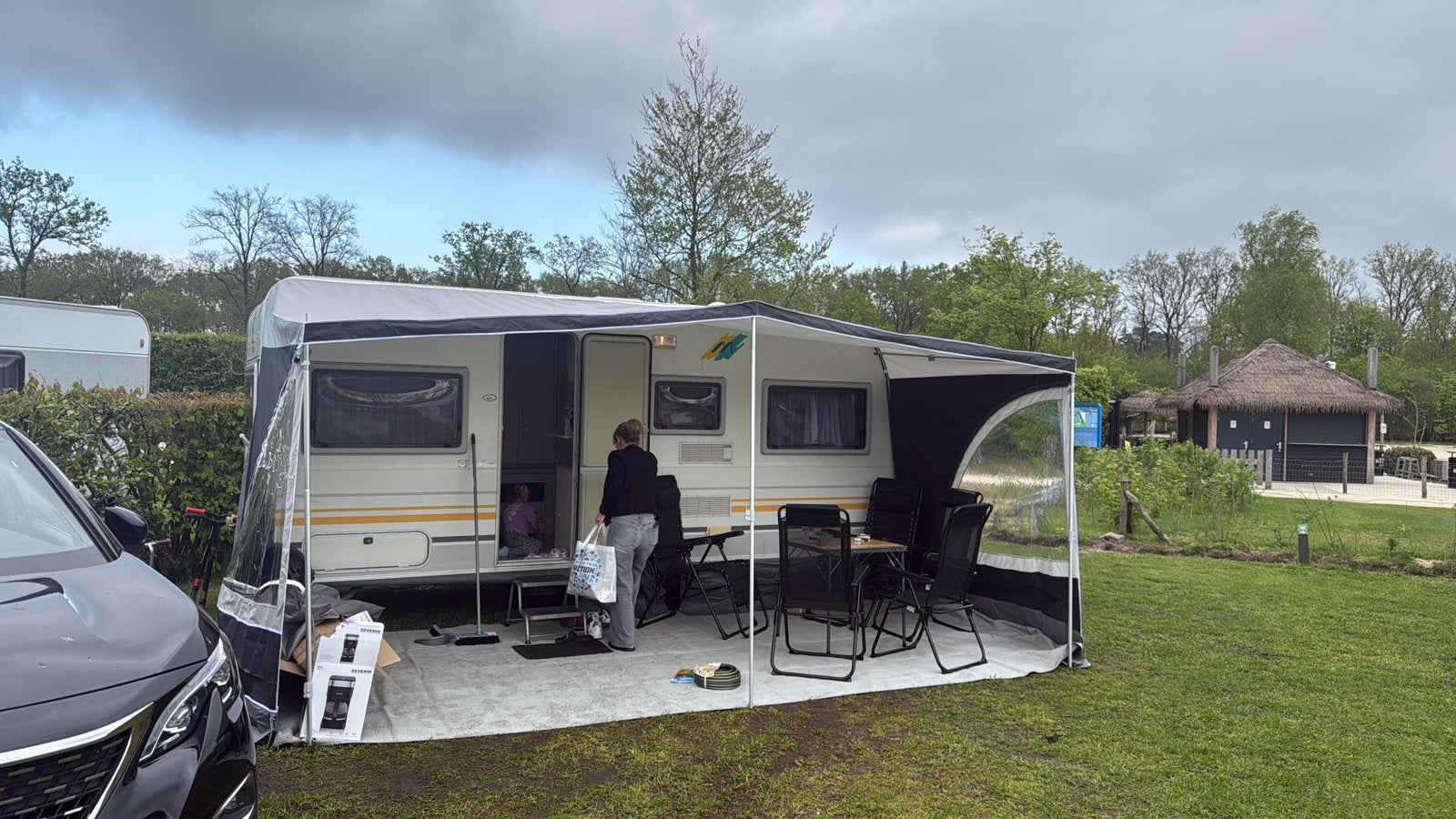 dorema panorama luifel omloop maat 12, Caravans en Kamperen, Caravan accessoires, Ophalen of Verzenden, Zo goed als nieuw