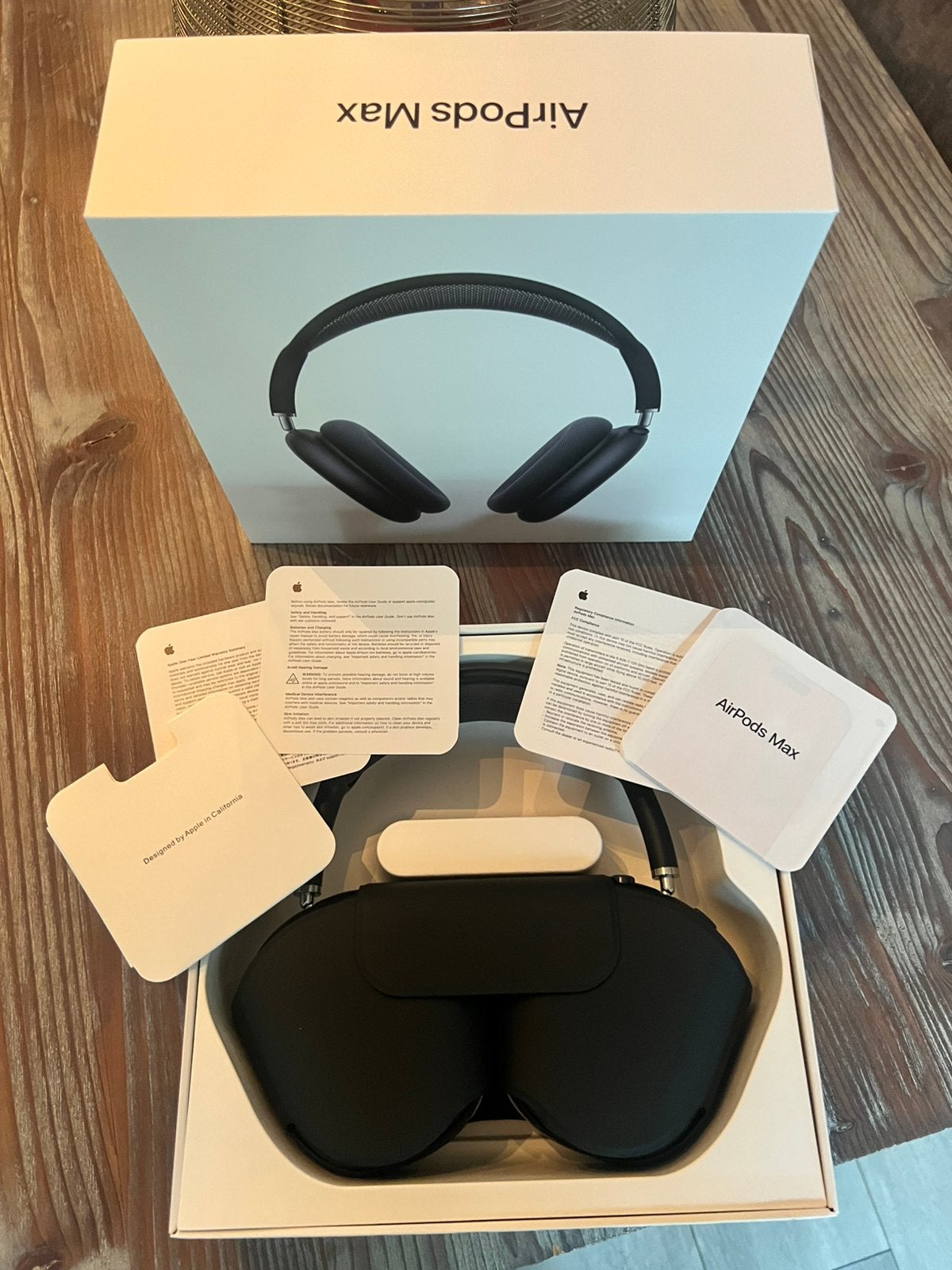 airpods max 2 gloednieuw, Microfoon, Nieuw, Ophalen of Verzenden, Zwart