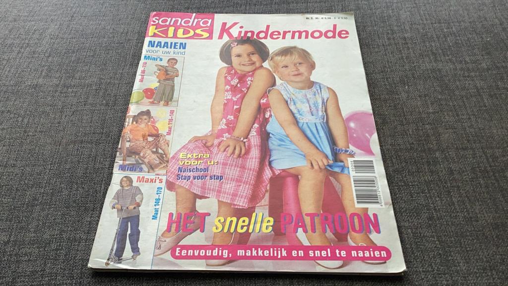 Sandra Kids Kindermode nr. 3, Hobby en Vrije tijd, Kledingpatronen, Ophalen of Verzenden, Zo goed als nieuw, Kind, Overige merken