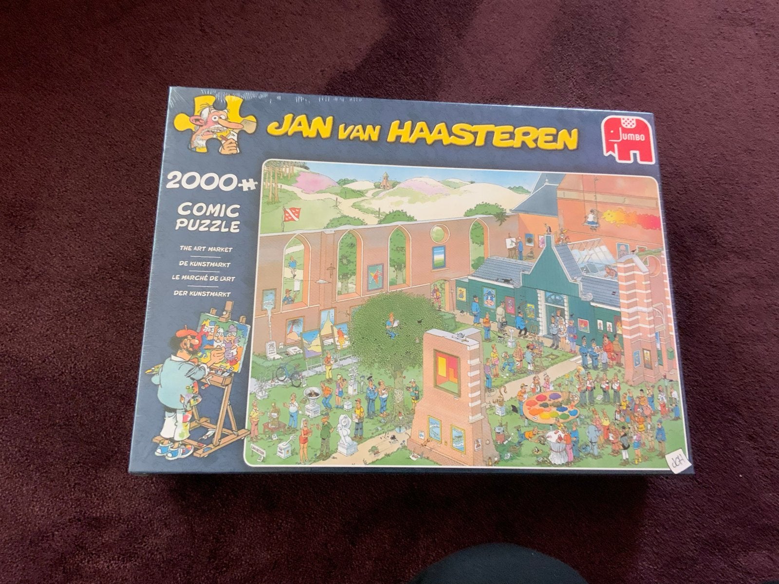 Jan van Haasteren De Kunstmarkt 2000+ stukjes - Nieuw, Ophalen of Verzenden, Meer dan 1500 stukjes, Nieuw, Legpuzzel