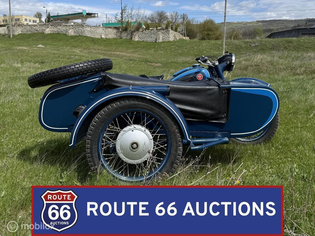Ural M-72 | 1958 | Route 66 Auctions, Overige merken, Overige carrosserieën, Zwart, Bedrijf