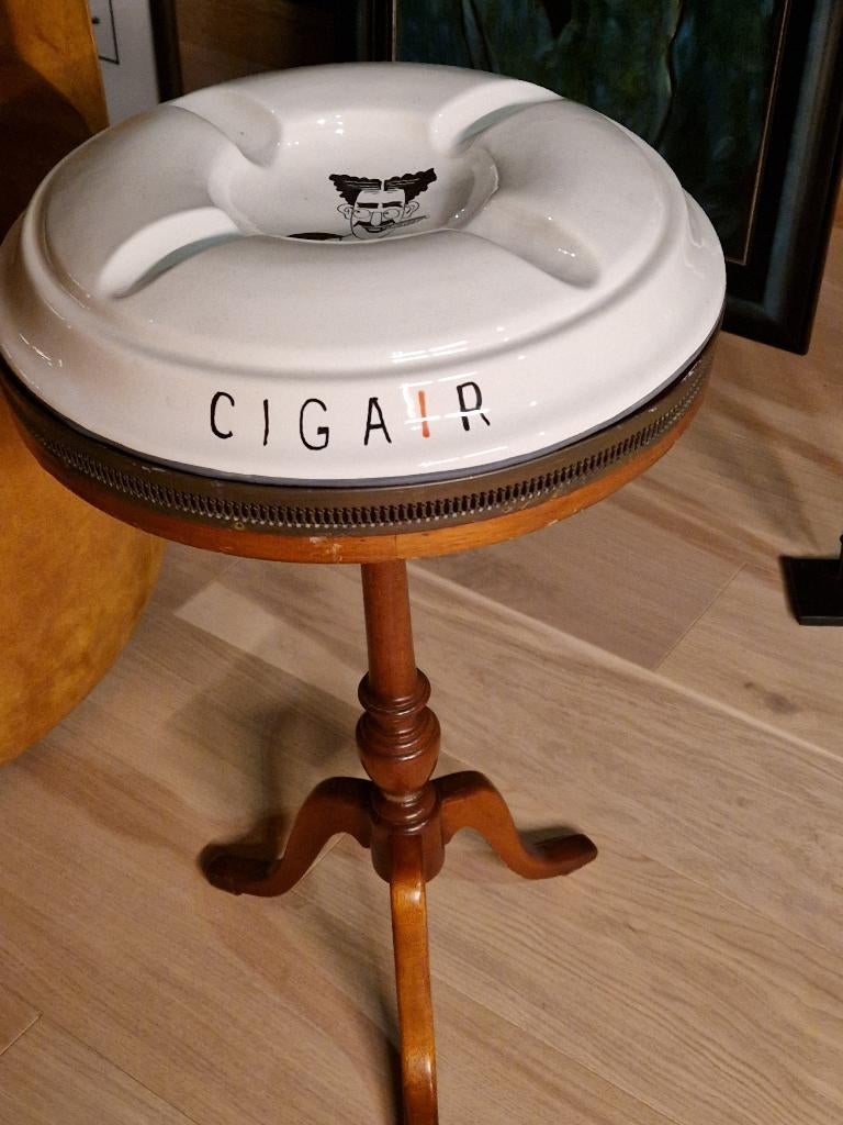 Vintage unieke porseleinen sigaren asbak, Antiek en Kunst, Curiosa en Brocante, Ophalen of Verzenden