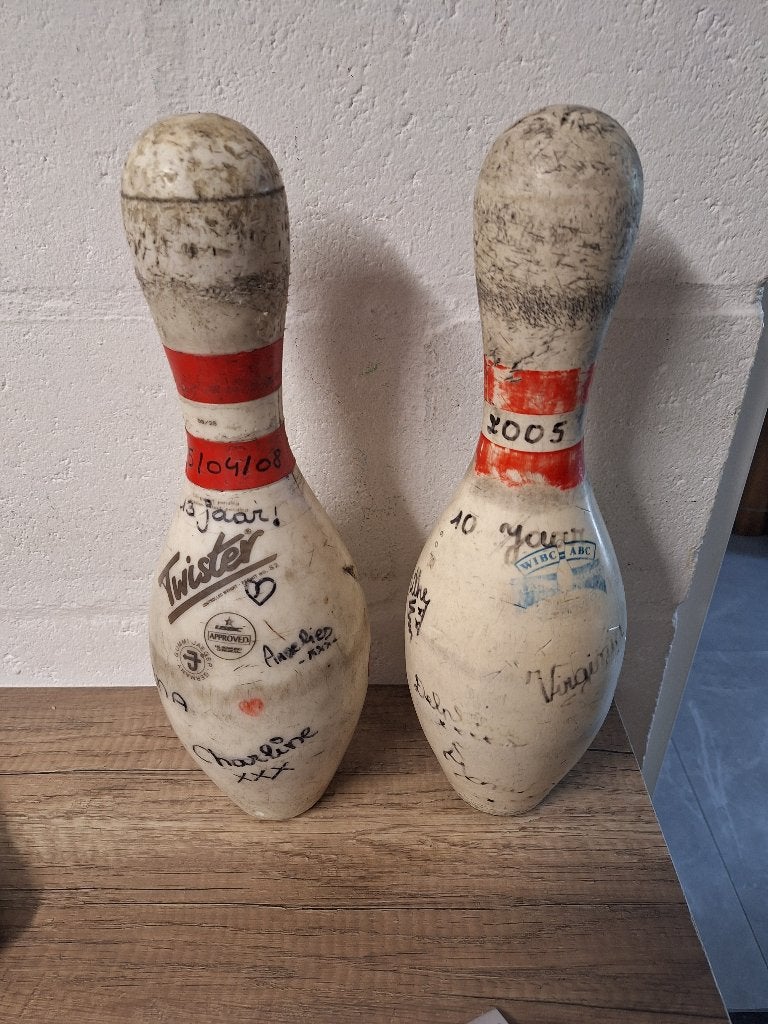 Oude originele bowling pins USBC Twister, Sport en Fitness, Ophalen of Verzenden, Gebruikt
